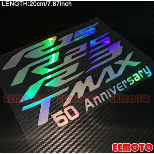 Motorcycle Helmet Shell Tank Pad Fairing Decals Stickers for YAMAHA YZF R1 R1M R15 R25 R3 TMAX 500 530 XJ6 MT-07 MT-09 FAZER