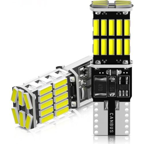 Canbus T10 W5W LED Bulbs 4014 26SMD Car LED Interior Instrument Lights Bulb For Auto Width Lamps Reading Dome Lamp 1200LM White