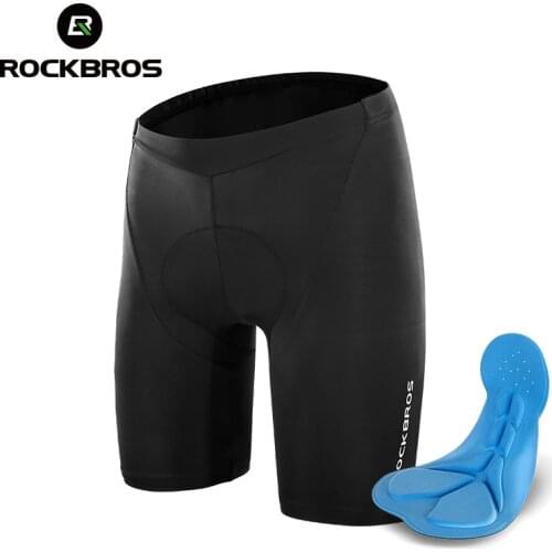 ROCKBROS Bike Shorts Mens Womens Cycling Shorts Sponge Padded MTB Shorts Mountain Bike Short Trousers Bicycle Shorts