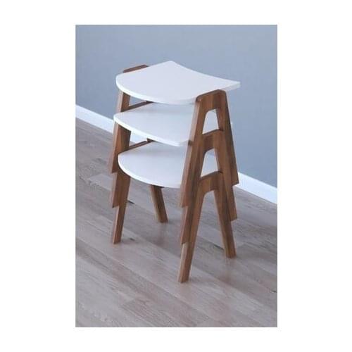 Nesting Table & Coffee Table -White Walnut - DZN Model