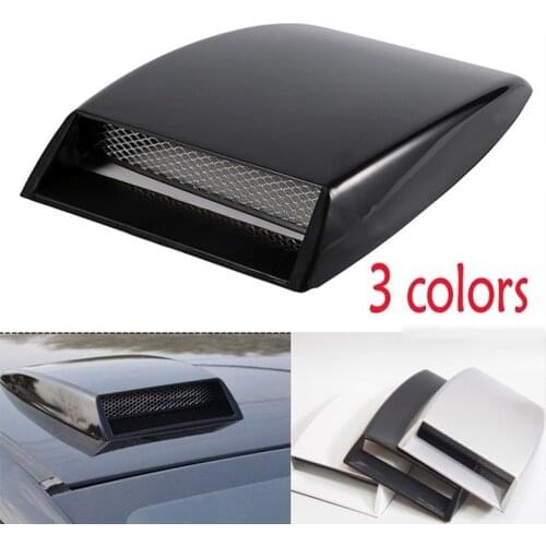 1Pc Universal Car Decorative Air Flow Intake Scoop Bonnet Vent Sticker Cover Hood for Car Accessories