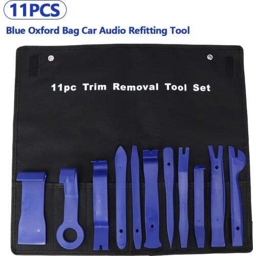 11pcs Car Panel Dashboard Removal Tool Disassembly Tools Set DVD Stereo Refit Kits Interior Plastic Trim Repair Tools
