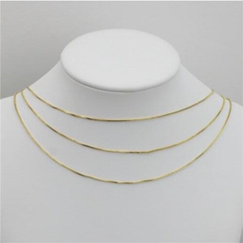 20inch 20pcs/lot Fashion platd copper necklace chain, adjustable jewelry making chain,generous snake chain cheap wholesale