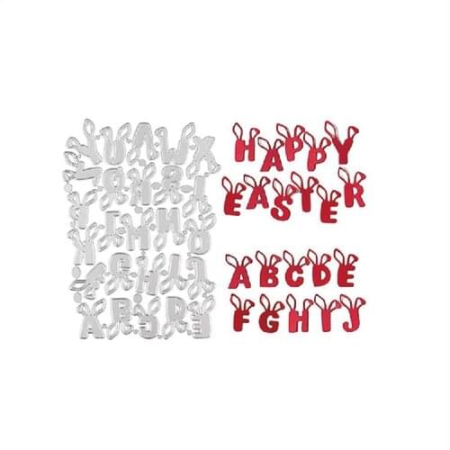 26 English letters Metal Cutting Dies for DIY Scrapbooking Album Paper Cards Decorative Crafts Embossing Die Cuts