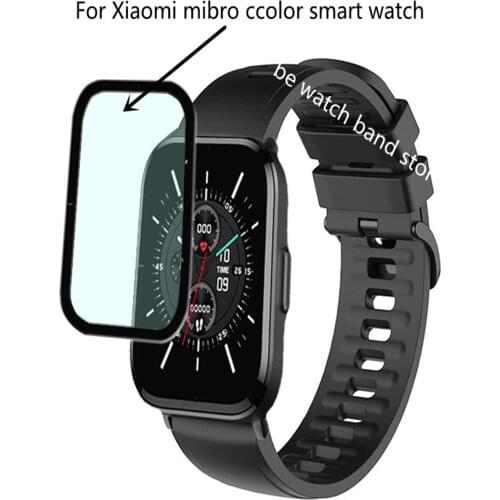 3D Curved Clear Composite Film For Xiaomi Mibro Color Watch Soft Protective Smartwatch Full LCD Display Screen Protector Cover