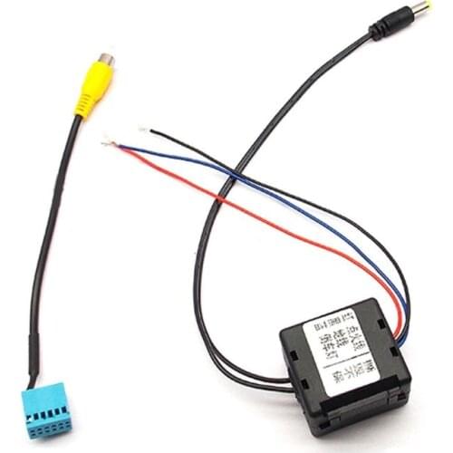 Car RCA Rear View Camera Plus Timer Relay Delay Filter for 5 Inch MIB Conversion Cable Adapter Replacement Parking