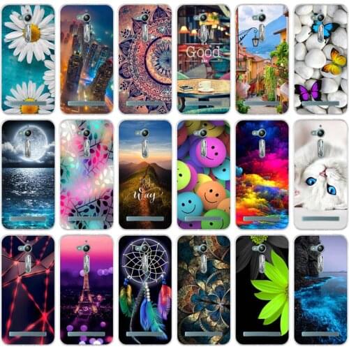 For Asus Zenfone Go ZB500KL ZB500KG Soft TPU Case for zenfone Go Silicon Cover Mobile Phone Bag For Asus Zenfone Go ZB500kl 5.0"
