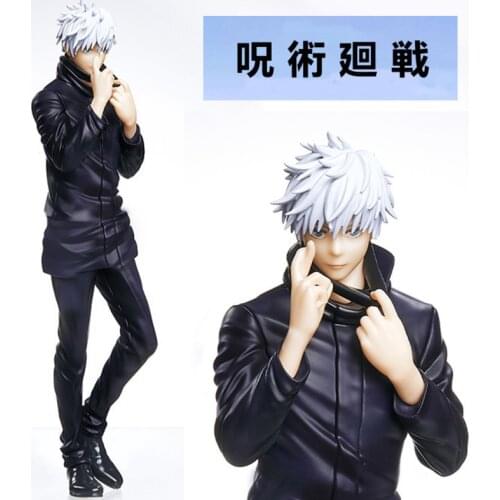 2021 new Jujutsu Kaisen figurine Gojo Satoru pvc anime action figures Itadori Yuji Fushiguro Megumi Kugisaki Nobara Toys