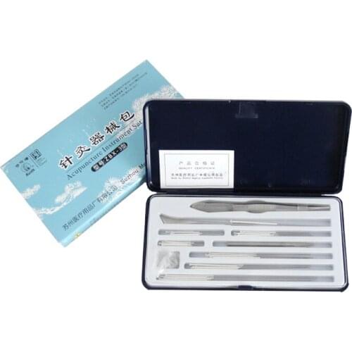 Hwato Acupuncture package non-disposable acupuncture needles with silver needles triangular needle bloodletting needle tweezers