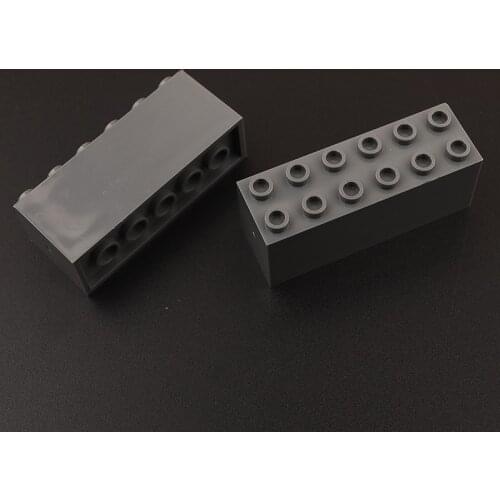 NEW 50G Brick 73090 Special 2x6x2 Weight with Sealed Bottom 73843 MOC Building Gravity Block Bricks Parts for 9686 11200 Crane