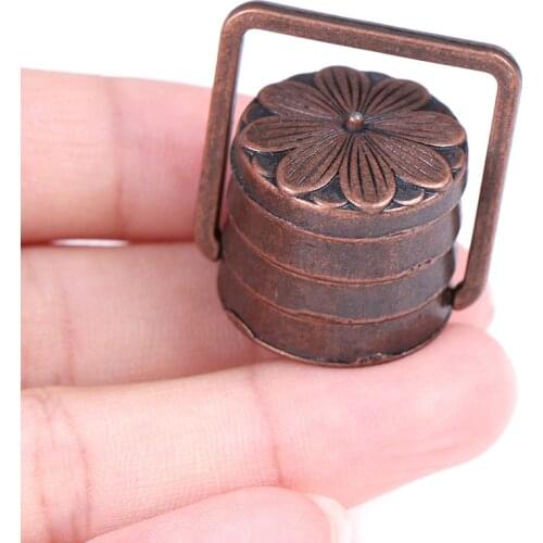 Doll House Mini Basket Garden Retro Rice Basket Furniture Toy Decor 27*28mm