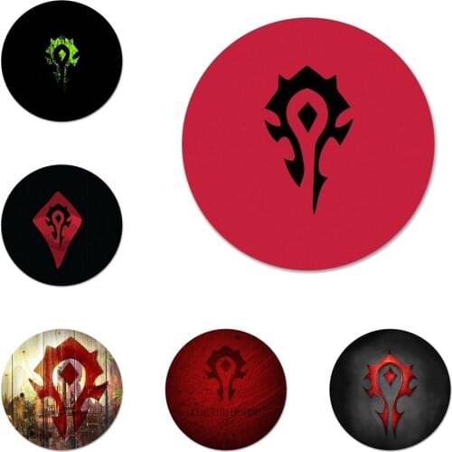 Fashion Horde Logo Icons Pins Badge Decoration Brooches Metal Badges For Backpack Decoration 58mm