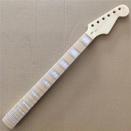 New Maple Electric Guitar neck 22 frets maple Fretboard parts gloss