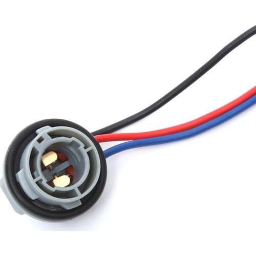 2pcs/lot 1157 Bulb Socket BAY15D Lamp Holder P21/5W Adapter Base Connector For Brake Light Plastic Car Accessories