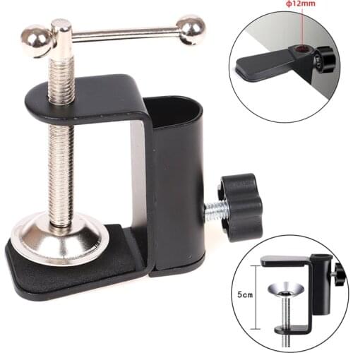 Adjustable Cantilever Bracket Clamp Holder Desk Lamp Clip Fittings Base Hose For Mic Stand Accessories