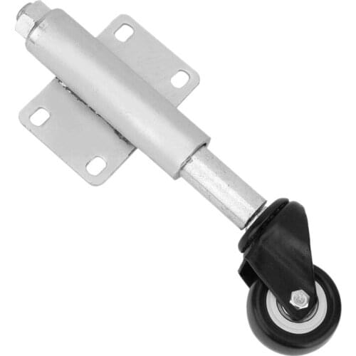 Gate Stem Wheel, 2 Inch Pu Spring Loaded Swivel Caster Heavy Duty 110 Lbs Load Capacity