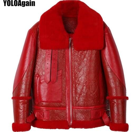 YOLOAgain Womens Winter Leather Jackets