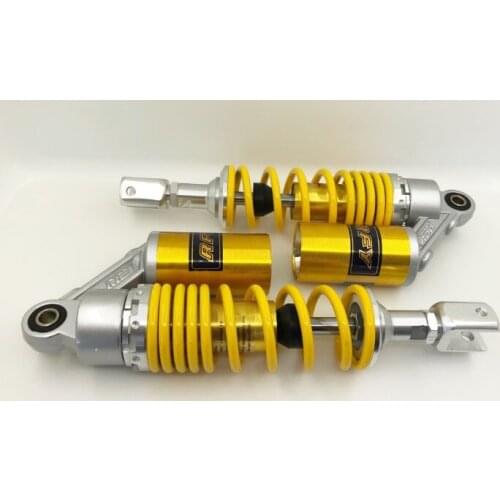 RFY New 1Pair 11" 280mm motorcycle rear shock absorber for Honda Suzuki Kawasaki Yamaha yellow