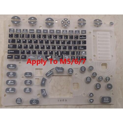 FOR Mindray DC-30 M5 M6 M7 B Ultra Silicone Keypad Repair Parts
