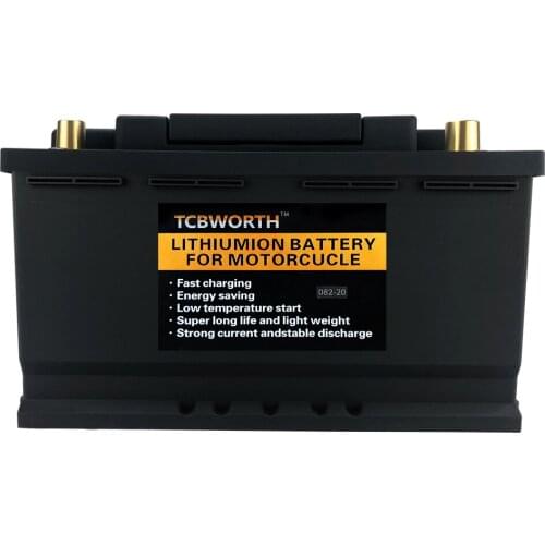 082-20 12.8V 56AH CCA 1600A High Power Jump Starter Motor Car LiFePO4 Built-in BMS Voltage Protection Lithium Iron Start Battery