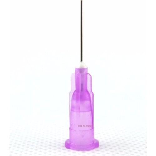 50pk 24gauge 1/2inch Flow Resin Dispense Tips | Luer Slip Blunt Needle