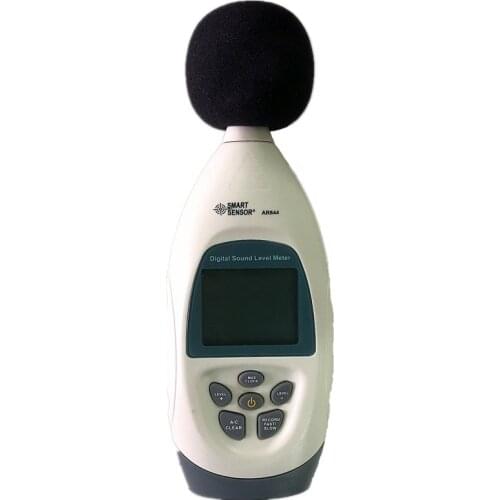AR844 Digital Noise Level Meter Sound Level Meter Decibel DB Tester with Software & USB Cable 30~130dB 31.5HZ~8.5KHZ