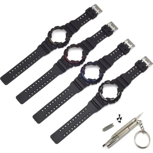 Bracelet for Casio G-SHOCK GA110 100 GD120 100 GLS100 Watch with Case Sport Waterproof Watch Accessories with Tools