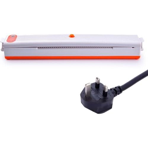 CPDD 110V/220V Household Food Vacuum Sealer Fast Packaging Machine Vacuum Packer Film Sealer Including 10Pcs Bags Gifts