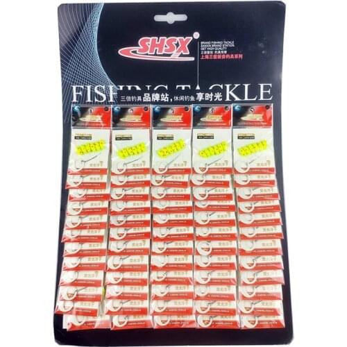 60/40 packs Fluorescent Seven Star Floats Beans Connector Fishing Line Mini Oval Floater Night Fishing Tackle Accessory J277