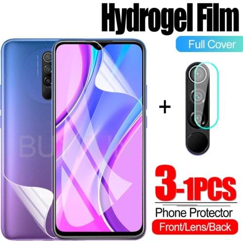 1-3PCS Hydrogel Film For Redmi 7 7a 8 8a Hydrogel Film Redmy go 9 9a 9c 10x 5G Premium Camera Lens Protector Film Not Glass
