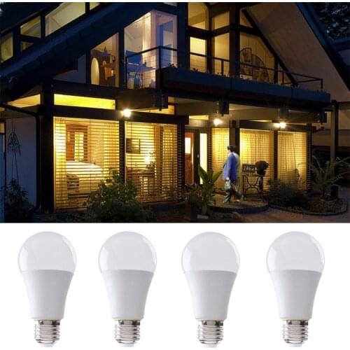 Hot Sale ! 1PC E27 LED Bulb Radar Sensor Ambient PIR Motion 7W/12W LED Globe Bulb Light Lamp Practical Night Lights