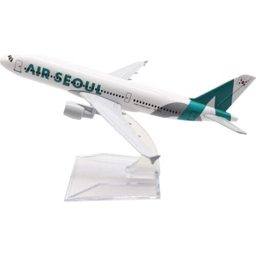 16cm Seoul 320 Alloy Aircraft Model Furnishings Plane Model Diecast Aircraft Toys Airplane Airliner Kid Gifts Collectible
