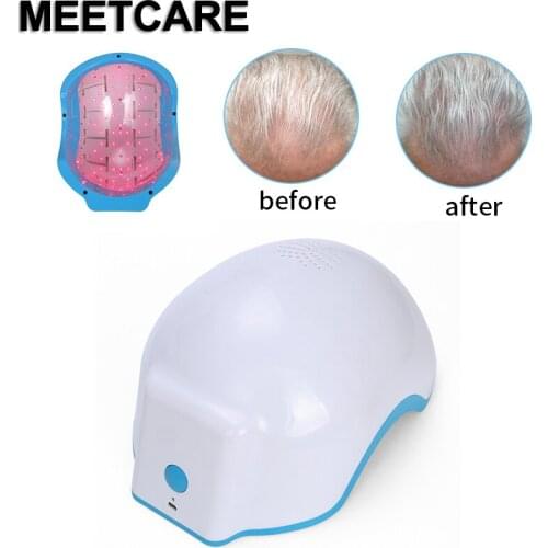 Head Hair Massage Therapy Laser Hair Growth Helmet Anti Hair Loss Regrowth Treatment Laser Cap Massage Equipment Rechargeable