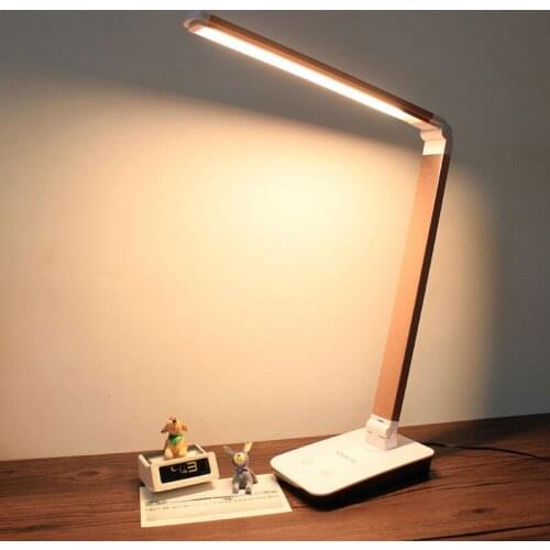 Livewin USB LED Desk Lamps Eye Care Rechargeable Table lamps Modern Soft Warm/White light Touch Dimmer Reading Lamps