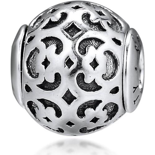 Genuine 925 Sterling Silver Small Hole Charm Spirituality Essence Beads for Jewelry Making Fits Essence Charms Bracelet