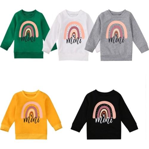 New Baby Boys Girls Sweatshirts Autumn Spring Cotton Hoodies Tops Children Kids Long Sleeve Sweatshirts Baby O-neck Top Clothes