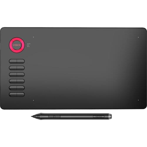 Drawing Tablet VEIKK A15 10x6 inch Graphic Pen Tablet with Battery-Free Passive Stylus and 12 Shortcut Keys Three colors chooses