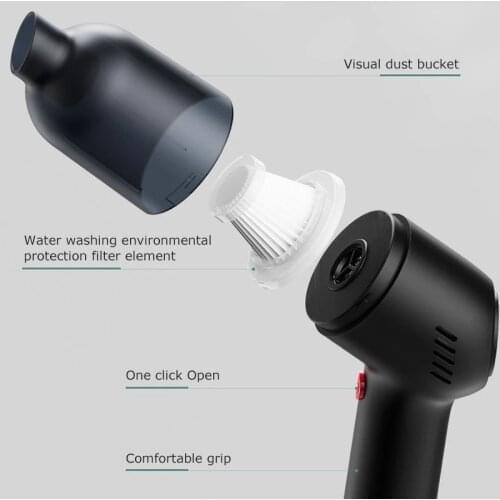 Replacement Filter for 8000Pa Handheld Vacuum Cleaner Powerful Suction Strength Dust Collector Car Vacuum Cleaner Replace Parts