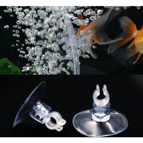 10pcs Aquarium Suction Cups Fish Tank Suckers Clips Air Line Tube Holder Oxygen Air Tube Hose Pump Fixing Clip Accessories