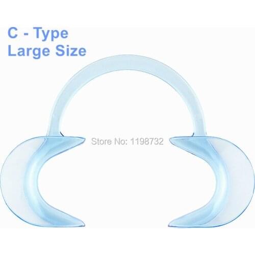 10 Pcs Dental Materials C Type Intraoral Cheek Retractor Teeth Whitening Mouth Opener Large Size Dentist Products