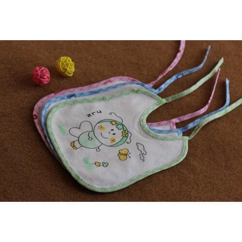 3 Pcs Baby 2020 Infant Bib High Quality Cute Toddler Cotton Cartoon Character Animal Print Baby Bandana Meal Pads Cute Bibs