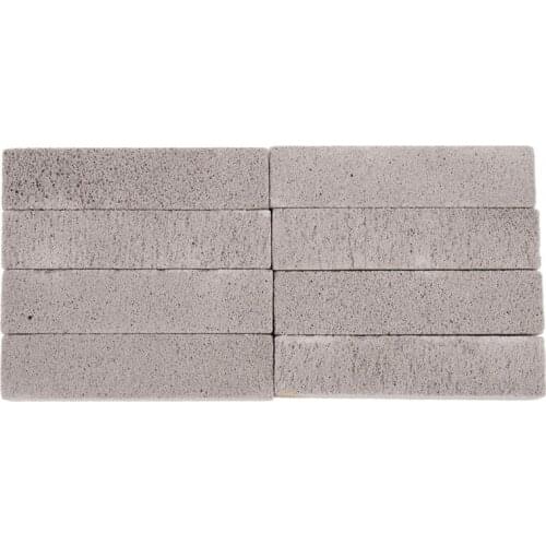 8 Pieces Pumice Stones for Cleaning Pumice Scouring Pad Grey Pumice Stick Cleaner for Removing Toilet Bowl Ring Bath Household K