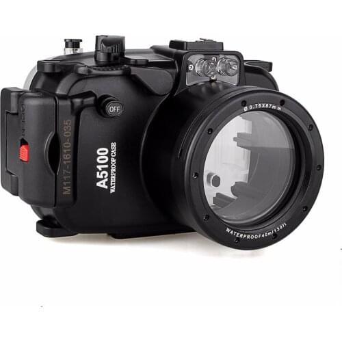 Meikon 40m 130ft Underwater Camera Housing Case for Sony A5100 16-50mm Lens Camera,Camera Waterproof Bags Case for Sony A5100