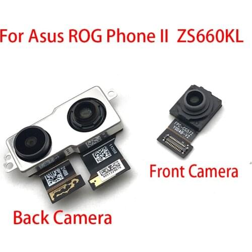 10Pcs/Lot,Front Camera Flex With Back Rear Camera Module Flex Cable For ASUS ROG Phone II ZS660KL 2019