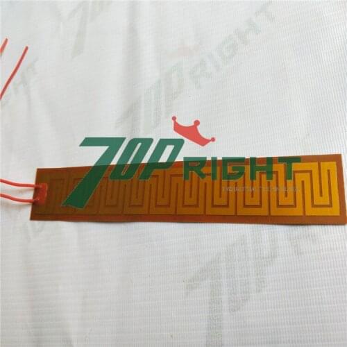 Flexible silicone 3d printer polyimide film heater 21x3cm