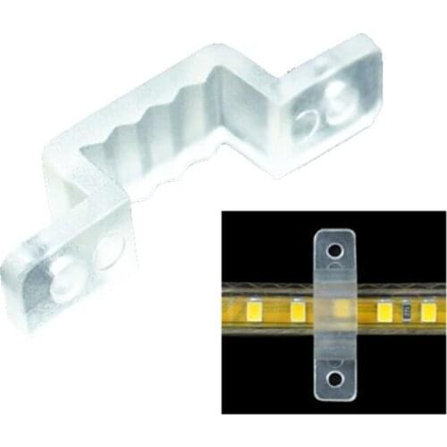 50Pcs LED Fixing Silicon Mounting Clips for 220V Waterproof SMD 5050 2835 Light 23GB