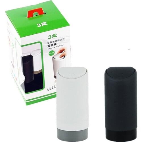 Mini Soft Silicone Car Trash Bin Rolling Cover Type Garbage Cup Dust Rubbish Box Container Organizer Interior Accessories