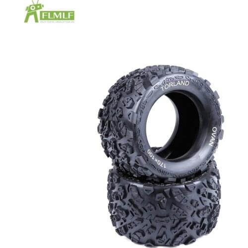 Knobby Wheel Tyres Skin Set Fit for 1/8 HPI Racing Savage XL FLUX Rofun Rovan TORLAND Monster Brushless Truck Rc Cra Toys Parts