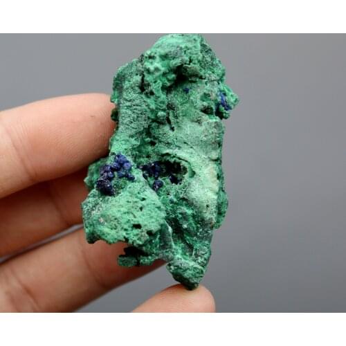 21g Natural beautiful Azurite and Malachite symbiotic mineral specimen crystal Stones and crystals Healing crystal