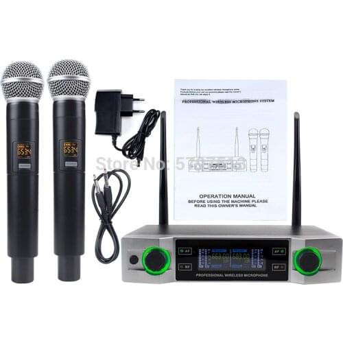 New wireless microphone professional wireless microphone system Karaoke singing microphone wireless dj stage
